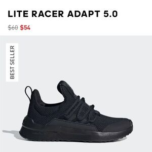 Adidas lite racer adapt 5.0 NWOB laceless kids sneaker